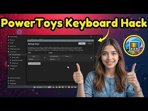 How To Remap Windows Keyboard Keys In Powertoys - Quick Tutorial