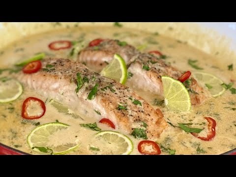Creamy Coconut Lime Salmon
