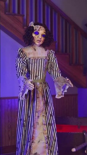 HalloweenCostumes.com 2026 5.6ft Haunted Wind Up Doll #halloween #animatronics #horror#spooky