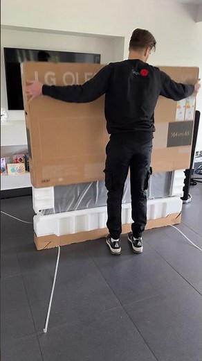 LG’s NEW 2024 G3 OLED evo! 👀Unboxed & Installed 😵 #lgoleds #oled #4ktv #2024tv #tvunboxing