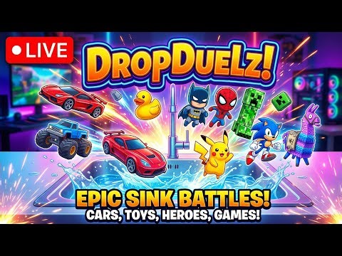 DropDuelz EPIC SINK RACE! 🏁 TEAM RED vs TEAM BLUE!