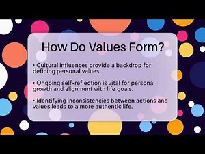 How Do Values Form? - The Personal Growth Path