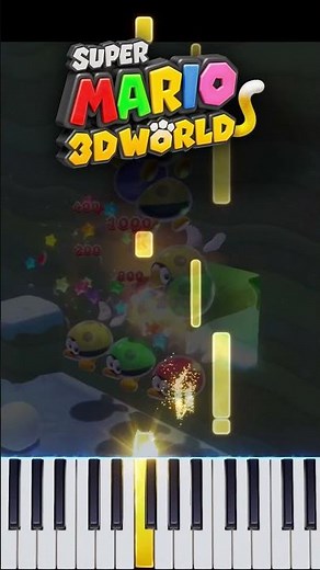 Super Mario 3D World on Piano ! #piano #pianotutorial #mario #supermario #supermario3dworld