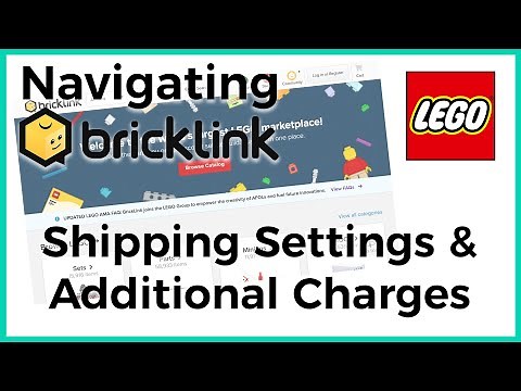 Navigating BrickLink as a Seller | Shipping Settings & Additional Charges