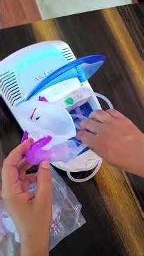 How to use a nebuliser to your baby at home? #nebulization #nebulizer #facemask
