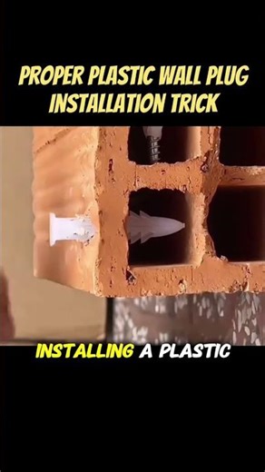 Proper Plastic Wall Plug Installation Tricks