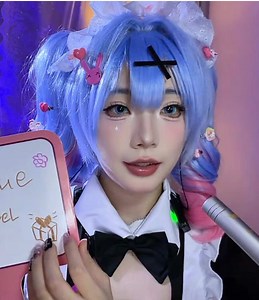 Happy 520😘@Fangyue Thank you for your company and support all the time. baobao💕😍#asmr #visualasmr #longervideos #cosplay #miku