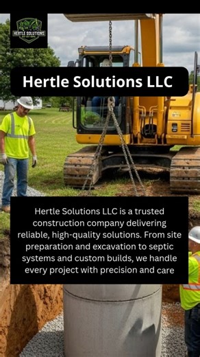 Hertle Solutions LLC on Instagram: "Your Property Project Starts Here...! Every great property has a solid foundation—literally. At Hertle Solutions LLC, we're the team that makes it happen. Whether you're planning a new driveway, need septic work, or want to clear land for your next big project, we bring the skills and equipment to do it right. What Sets Us Apart? We're not just another contractor passing through. We live and work in these communities—Georgetown, Louisville, and Lanesville are 