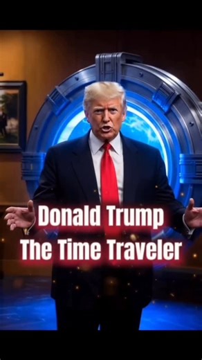 Star Spangled Kyle on Instagram: "What if Donald Trump we’re a time traveler??"