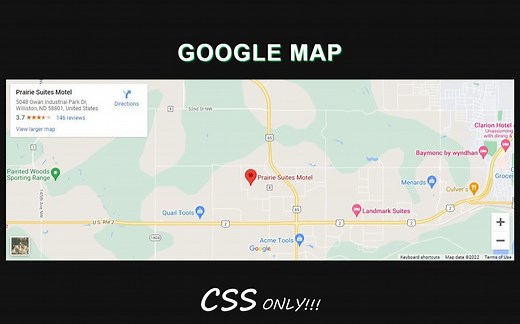 使用HTML和CSS在网站上添加响应式谷歌地图