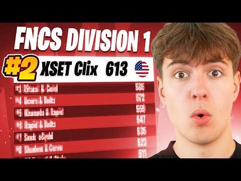 Clix 2ND PLACE FNCS Division 1 Opens 🥈