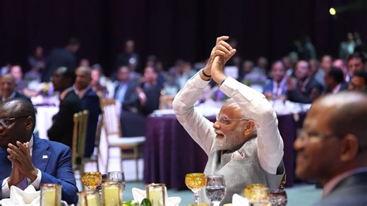 At yesterday’s banquet dinner hosted by Prime Minister Abiy Ahmed Ali, a wonderful rendition of Vande Mataram was sung by Ethiopian singers. It was a deeply moving moment, that too at a time when we are marking 150 years of Vande Mataram. Abiy Ahmed Ali | Narendra Modi