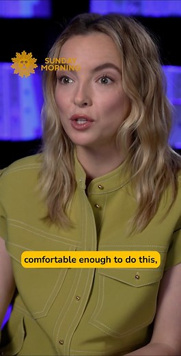Jodie Comer, who won an Emmy Award for her role of a Russian assassin on the TV series "Killing Eve," is now an Oliver Award-winner and Tony-nominee for her performance in the one-woman play "Prima Facie." | CBS Sunday Morning