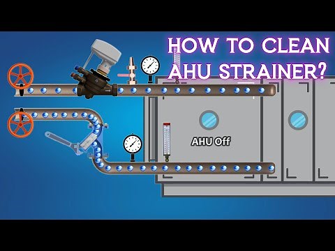 How To Clean AHU Strainer? | Animation | HVAC | HVACR | Maintenance
