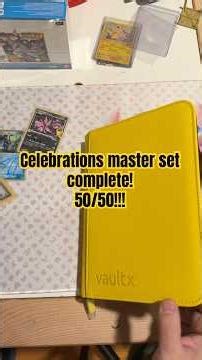 Pokemon Celebrations Master set is officially complete! 50/50.