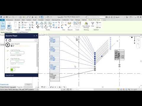 Align #tags in #revit and leaders line them with #dynamo in #revit