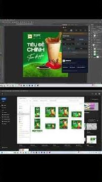 Auto resize image poster key visual in photoshop