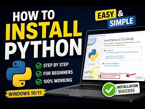 Install Python in 5 Minutes (Easy Beginner Guide 🔥)