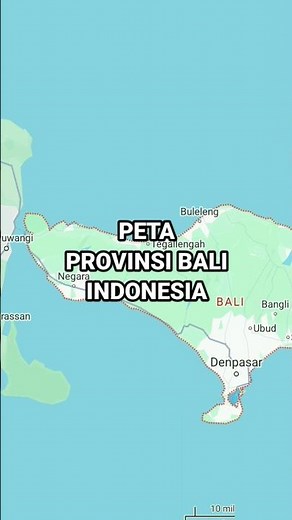 Peta Provinsi Bali Indonesia | AkuPeta #indonesia