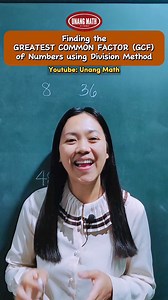28K views · 646 reactions | How to find the GCF of Numbers using Division Method? #math #mathreview #mathtricks #mathematics #mathhacks #GCF #mathtutorial #mathtutor #mathchallenge #mathskills | Unang Math | Facebook
