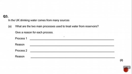 GCSE Chemistry Water Purification Process Explained
