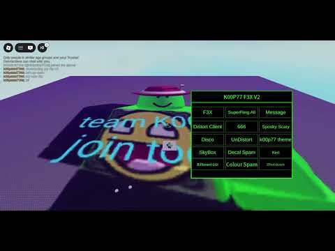 K00P77 F3X V2 - Showcase F3X GUI - Roblox Exploiting (Script in the description or in the comments)