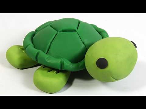 How to Make an Easy Plasticine Turtle – Step-by-Step Tutorial DIY
