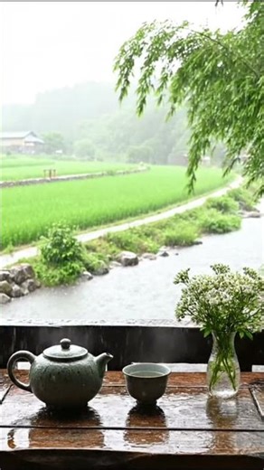 Can’t Sleep? Try This 🌧️ Peaceful Rain & Bamboo Sounds (Works Fast!)