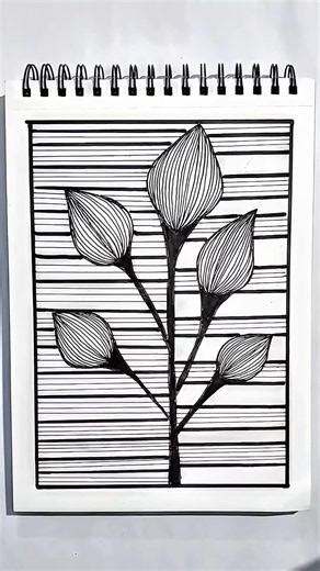 Day 153 - Doodle Art Tutorial Drawing Easy #doodle #zentangle #easy #art #trending #viral#shortvideo