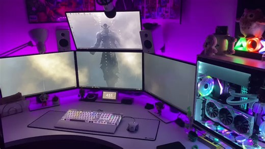 Battle Station #fyp #battlestation #pc #pcbuilds #gamer #gamingsetup