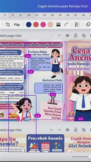 Template Leaflet Canva untuk Nutrisionis