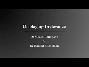 Displaying Irrelevance