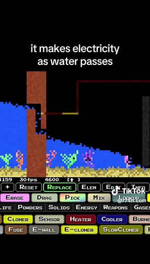 How to Build an Electric Dam in Sandboxels