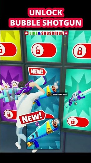 HOW TO GET BUBBLE SHOTGUN in 1v1 With Every Gun Fortnit @hivecr8 hivecr8 #SHORT