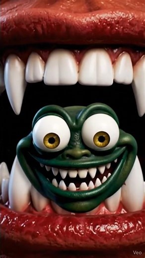 Monster Mouth Opens | Tiny Creatures Crawl Out | 3D Horror Comedy