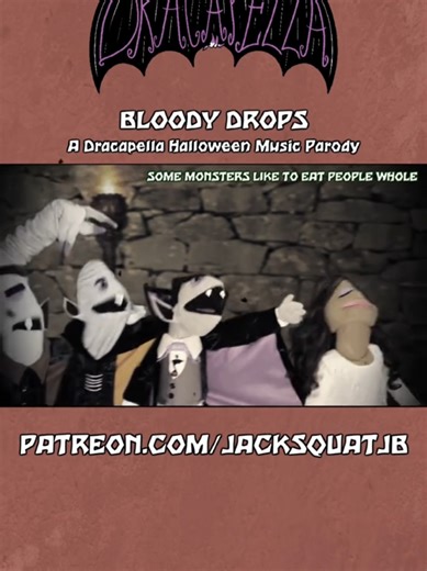 With The Muppet Show receiving tons of deserved love, I thought I should reshare some of my puppetry endeavors! If you like Dracapella you should check out the other four music parodies I solely produced with them! #themuppets #muppets #themuppetshow #muppetshow #puppet