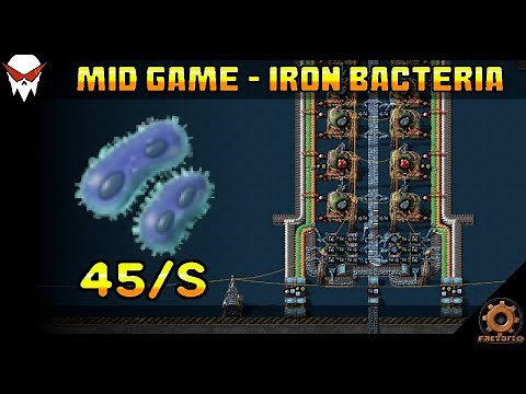 Factorio: Iron Bacteria Blueprint - Mid Game (Space Age DLC)