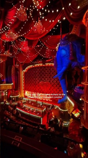 This is your sign to see Moulin Rouge Musical in London #londonthingstodo