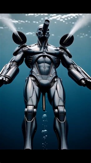 Deep Sea Robot Transforms Into Submarine 🌊 #Shorts #Transformers #AI