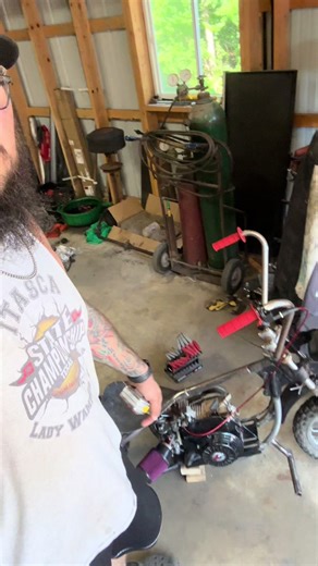 Minibike fuel tale. #coffin #chopper #minibike