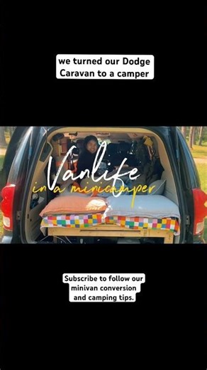 and travelled across Canada in 2 months. #vanlife #campmyminivan #campervanliving #vanconversion