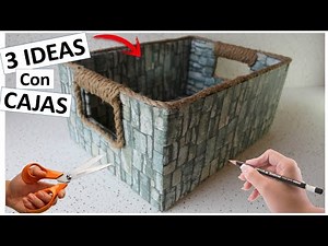 3 COOL CREATIVE CRAFT IDEAS WITH CARDBOARD