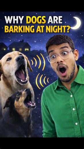 "🚨Why Dog's are barking at night🤔."