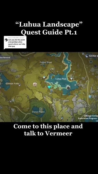 Genshin Impact: Luhua Landscape Quest Guide