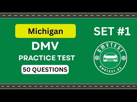 Michigan DMV Practice Test 2026 | 50 REAL TEST QUESTIONS SET #1 | DMV Driving Test | DMV Test 2026