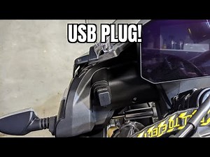 SHORT | Aprilia Tuono OEM USB Plug Installation | Quick How-To Tip