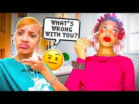 DOING MY MAKEUP IN FRONT OF MY OVER PROTECTIVE BIG SISTER (PRANK)😂