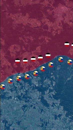 Battle of Tannenberg (WW1) #shorts #animation #map
