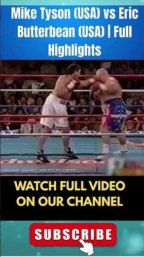 Mike Tyson (USA) vs Eric Butterbean (USA) | Full Highlights