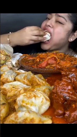 Maddy Eating spicy Biryani chicken recipe mukbang big bite's